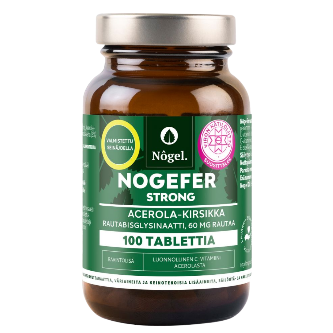 Nogel NOGEFER Strong - 针叶樱桃 60毫克 100片