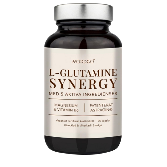 Nordbo L-谷氨酰胺协同 90粒｜Nordbo L-Glutamine Synergy 90 kaps.