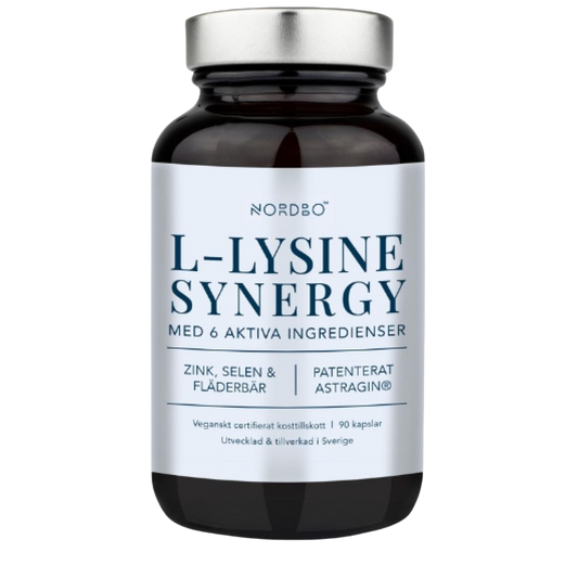 Nordbo L-赖氨酸协同 90粒｜Nordbo L-Lysine Synergy 90 kaps.