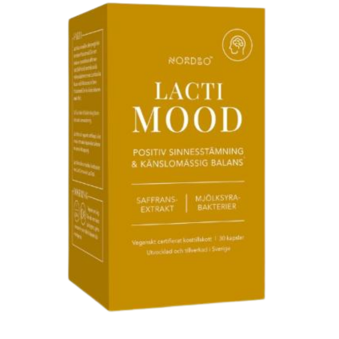 乳酸菌情绪支持胶囊 30粒｜Nordbo Lacti Mood 30 kaps.