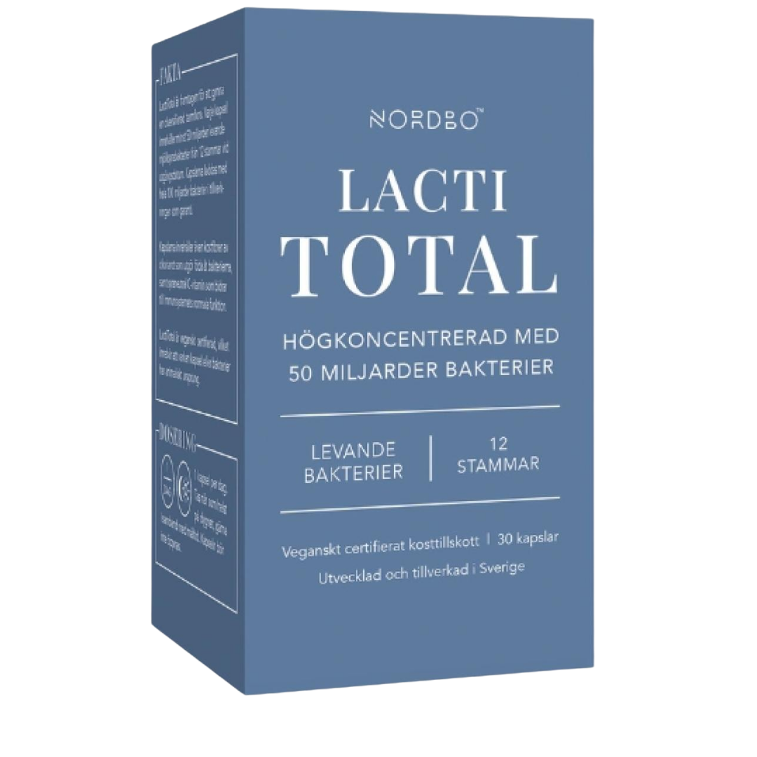 乳酸菌总活菌500亿胶囊 30粒｜Nordbo Lacti Total 50 Billion 30 kaps.