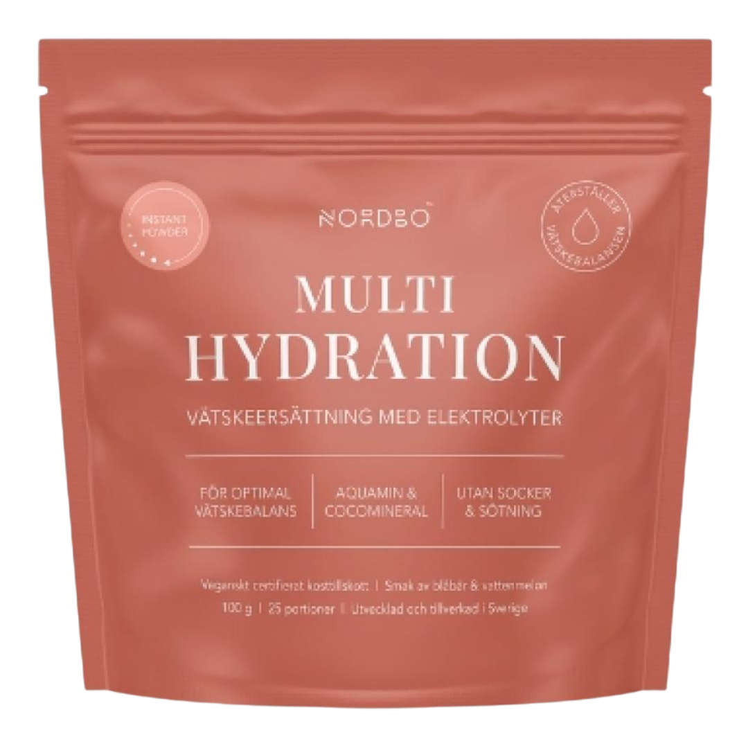 Nordbo 多效补水 - 水合补充剂 100 g｜Nordbo Multi Hydration - Nesteytysvalmiste 100 g