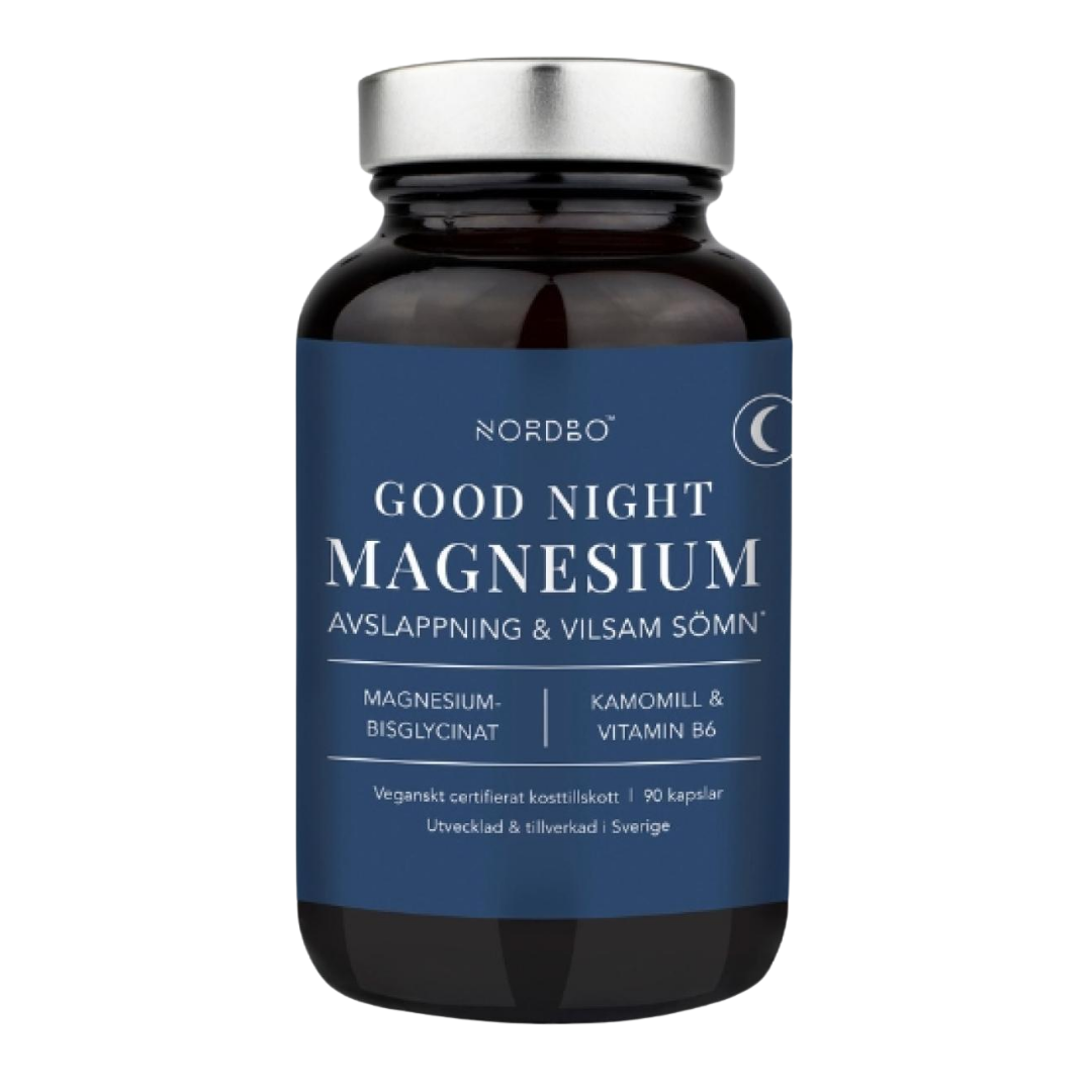 Nordbo晚安镁 90粒｜Nordbo Good Night Magnesium 90 kaps.