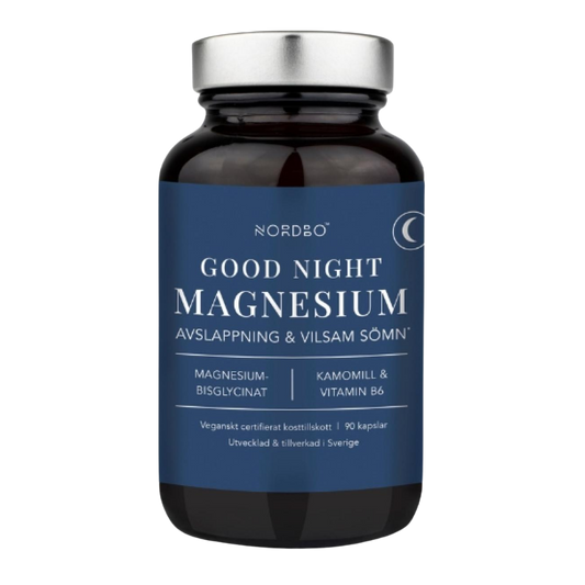 Nordbo晚安镁 90粒｜Nordbo Good Night Magnesium 90 kaps.