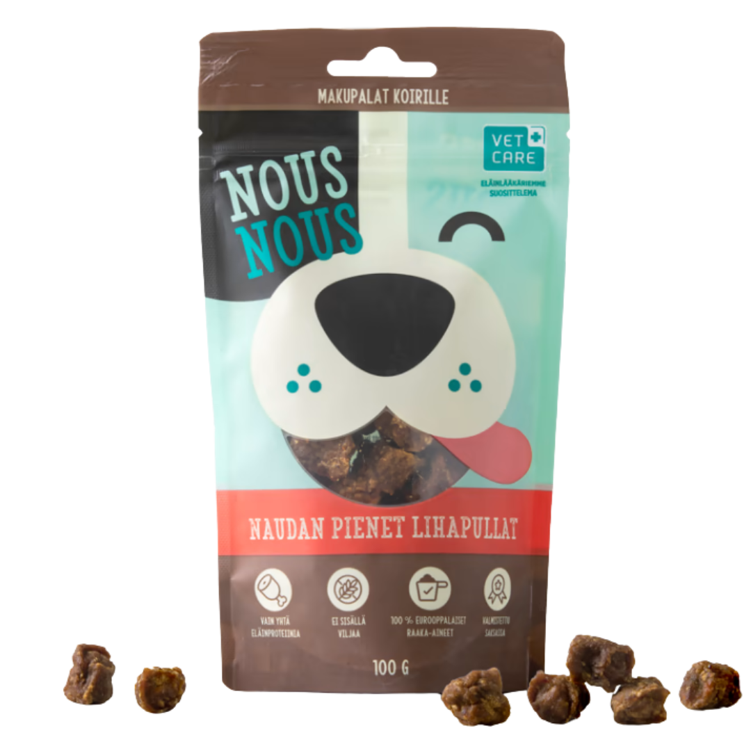 NousNous Naudan Pienet Lihapullat 100 g｜NousNous 牛肉小肉丸 100 g
