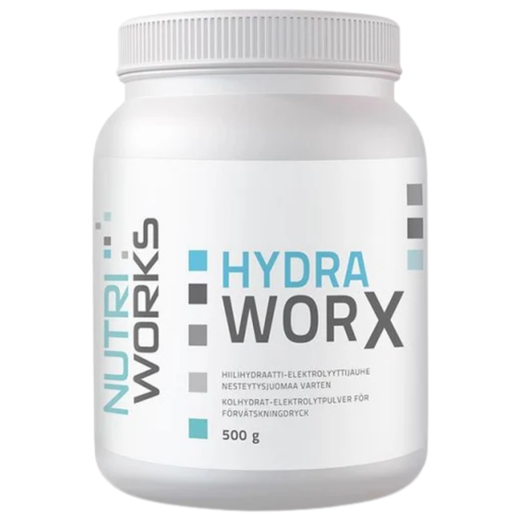 Nutri Works Hydra Worx - 碳水化合物-电解质粉 500克 - 无味