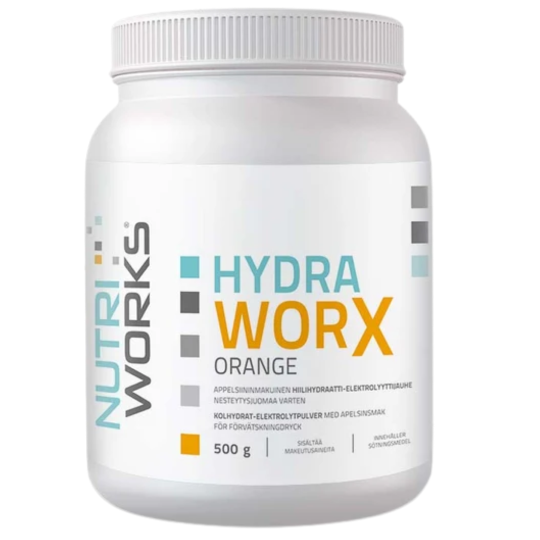 Nutri Works Hydra Worx 橙味 - 橙味碳水化合物-电解质粉 500 g
