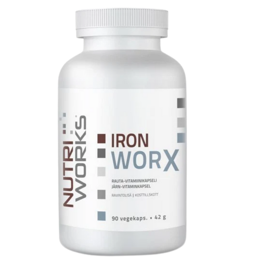 Nutri Works Iron Worx - 铁-维生素胶囊 90粒