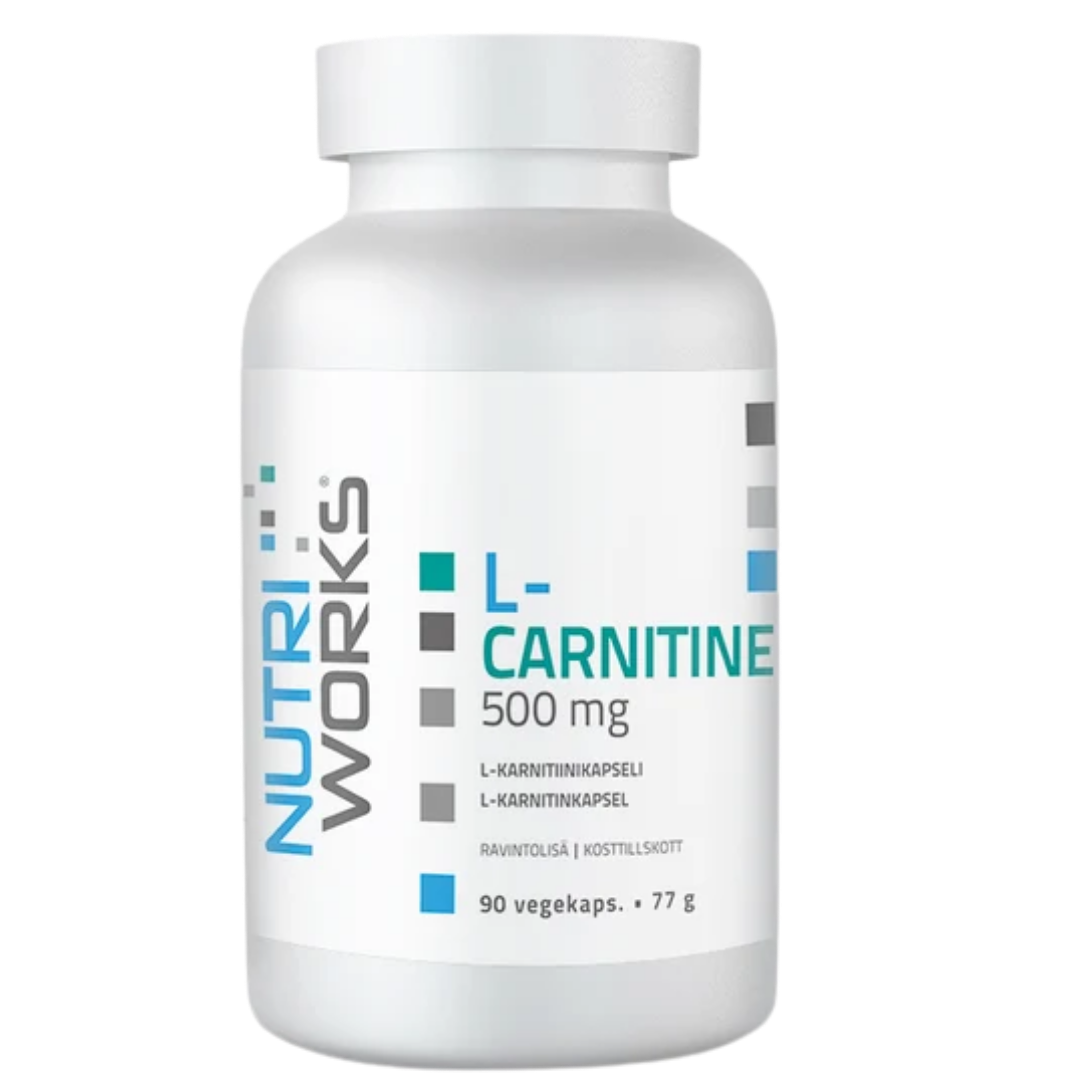 Nutri Works L-肉碱 500毫克 - L-肉碱 90粒