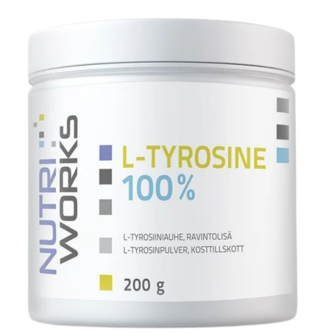 Nutri Works L-酪氨酸100% - L-酪氨酸粉 200 g