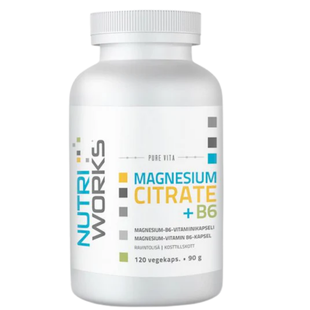 Nutri Works 柠檬酸镁+维生素B6 120粒