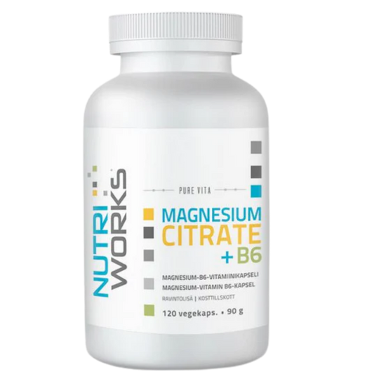 Nutri Works 柠檬酸镁+维生素B6 120粒
