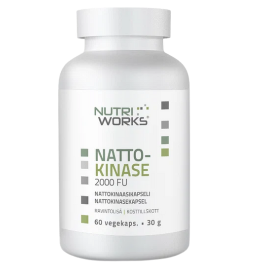 Nutri Works 纳豆激酶 2000 FU - 纳豆激酶 60粒