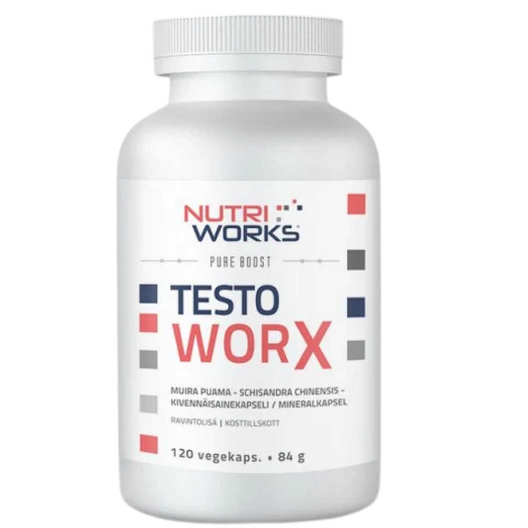 Nutri Works Testo Worx - 矿物质胶囊 120粒