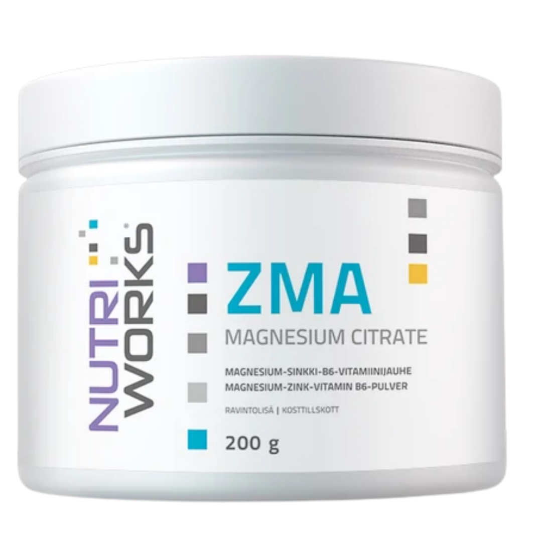 Nutri Works ZMA - 镁锌维生素B6粉 200 g