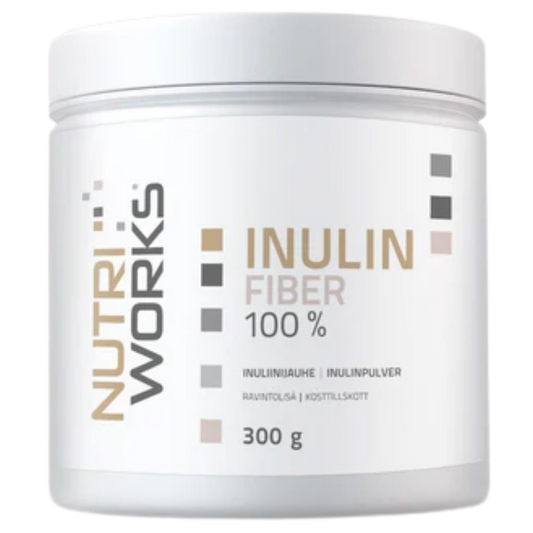 Nutri Works 菊粉纤维 100% 菊粉粉 300 g｜Nutri Works Inulin Fiber 100 % - Inuliinijauhe 300 g