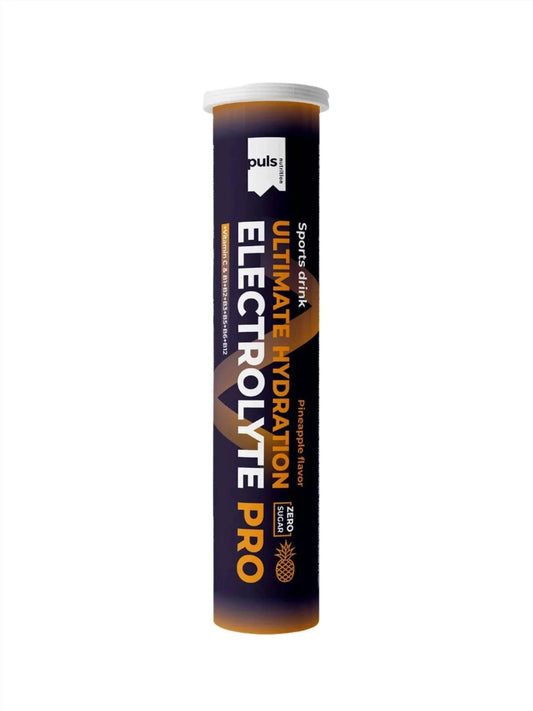Puls Nutrition 电解质Pro - 菠萝味电解质泡腾片 20片｜Puls Nutrition Electrolyte Pro - Ananas Elektrolyytti Poretabletti 20 tabl.