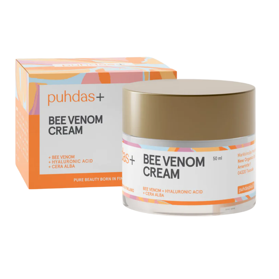 Puhdas+ 蜂毒面霜 50 ml｜Puhdas+ Bee Venom - Kasvovoide 50 ml