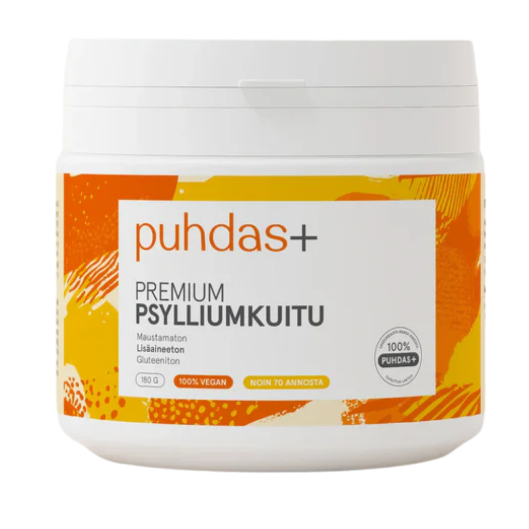 Puhdas+ 优质洋车前子纤维 180 g｜Puhdas+ Premium Psyllium Kuitu 180 g
