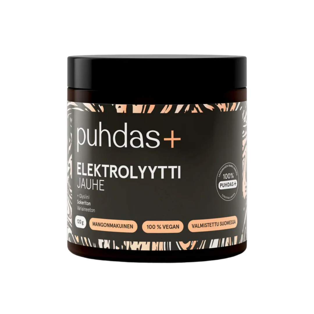 Puhdas+ 电解质粉 120克 - 芒果味｜Puhdas+ Elektrolyyttijauhe 120 g - Mango