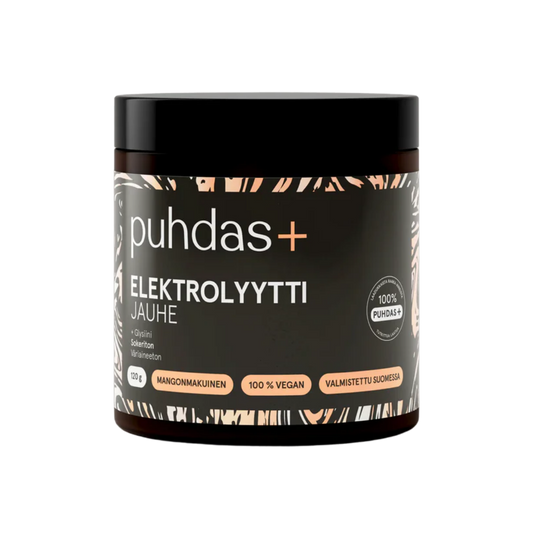Puhdas+ 电解质粉 120克 - 芒果味｜Puhdas+ Elektrolyyttijauhe 120 g - Mango