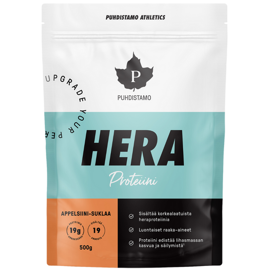 Puhdistamo Athletics 乳清蛋白 橙子巧克力 500 g