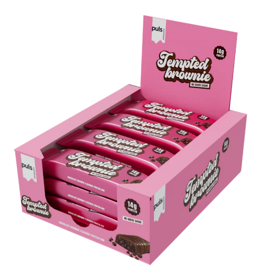 Puls Nutrition Tempted 布朗尼蛋白棒 12 x 45克 批发装