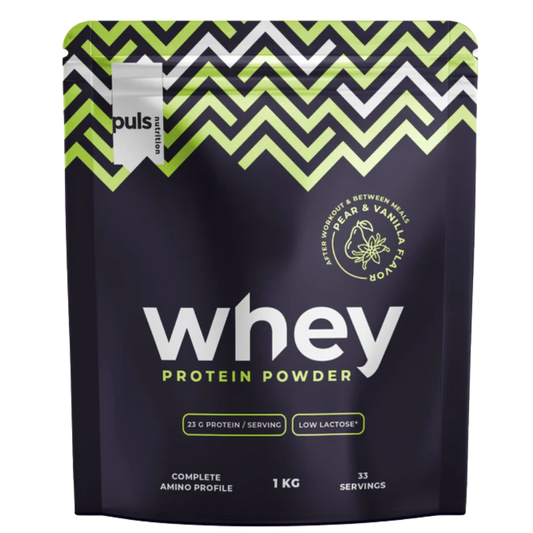Puls Nutrition 乳清蛋白粉 - 梨香草味 1 kg