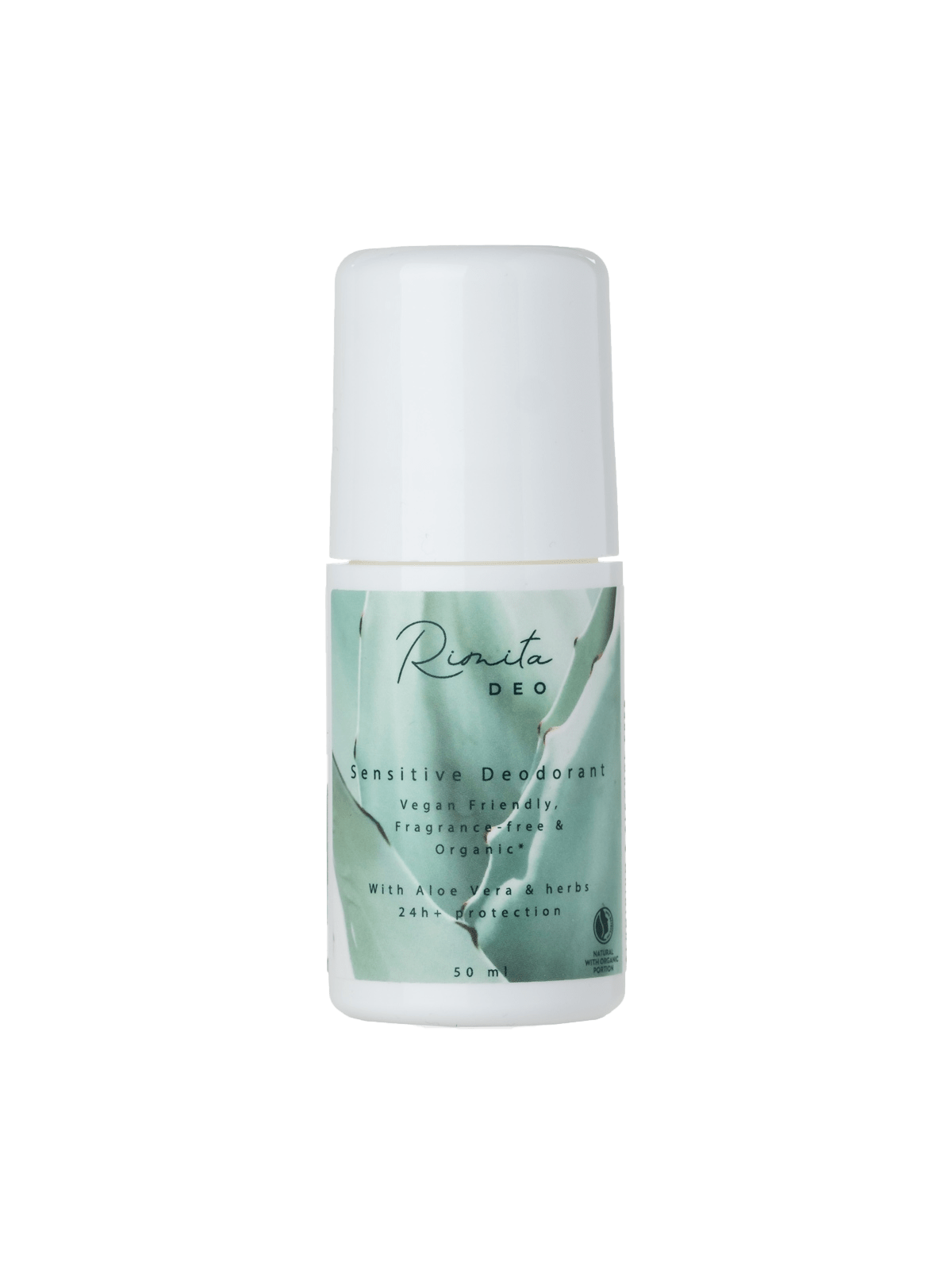 RimitaDeo敏感肌 - 无铝无香有机除臭剂 50 ml｜RimitaDeo Sensitive - Alumiiniton tuoksuton Luomudeodorantti 50 ml