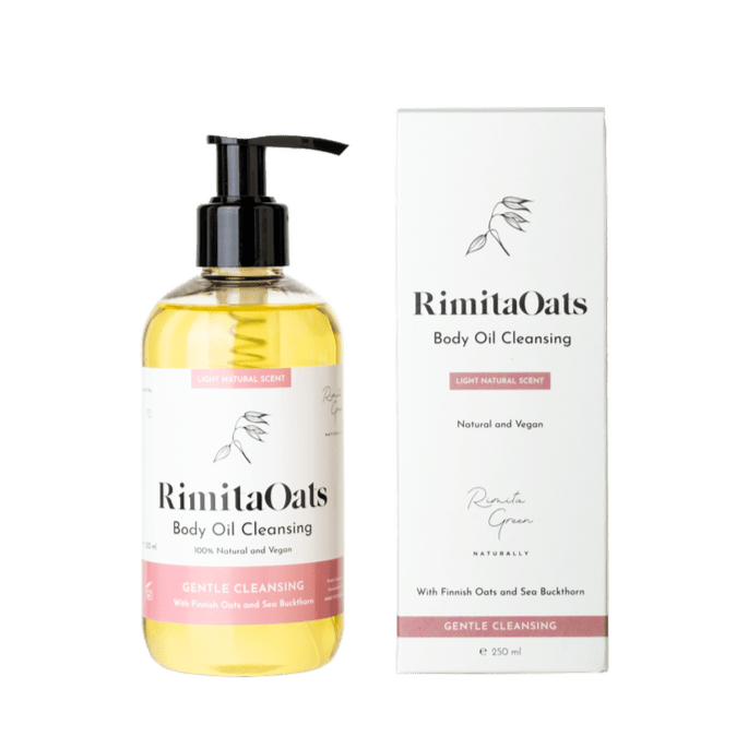 RimitaOats身体油洁肤 - 沐浴油 250 ml｜RimitaOats Body Oil Cleansing - Suihkuöljy 250 ml