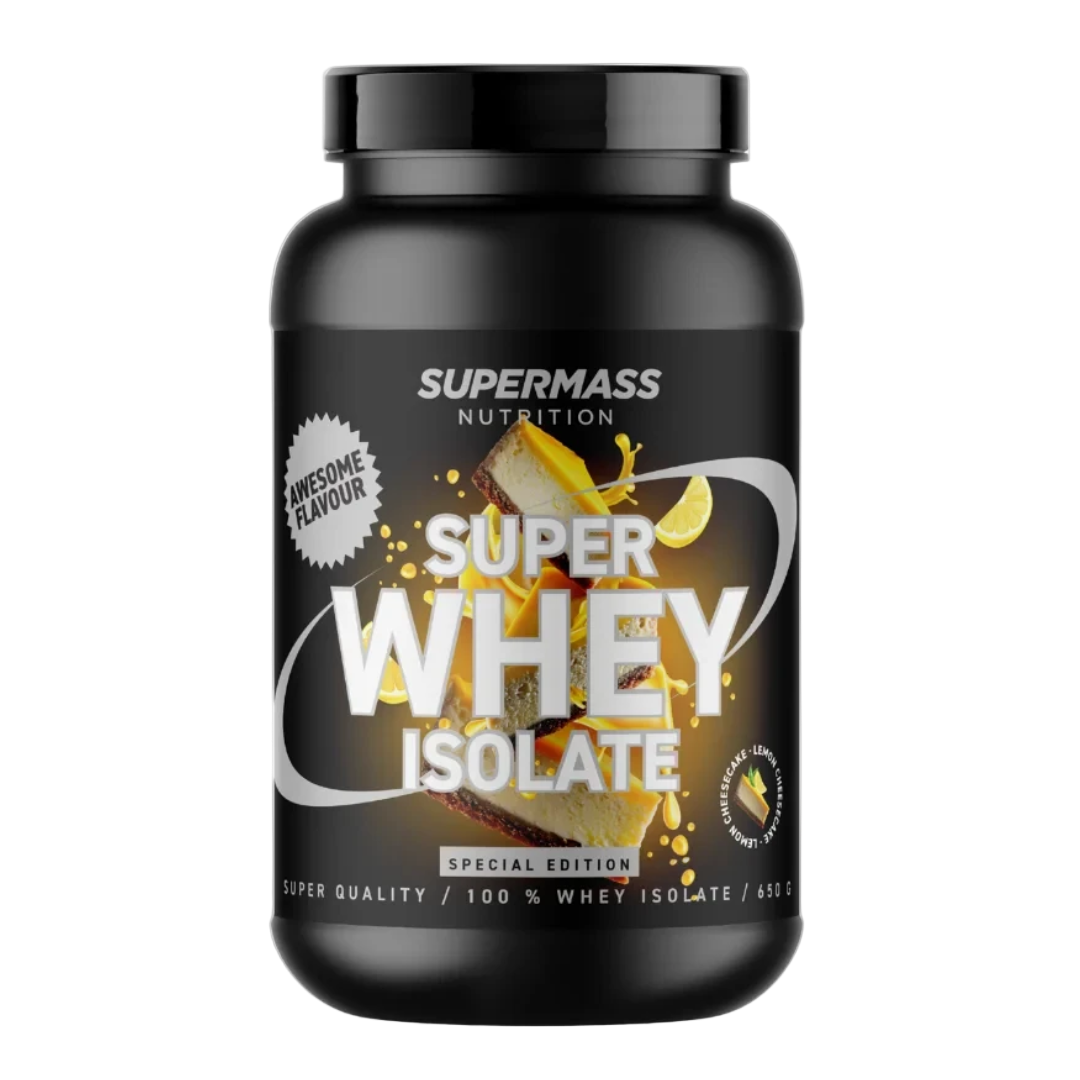 超级超级乳清分离蛋白柠檬芝士蛋糕味 650 g｜Supermass SUPER WHEY ISOLATE Lemon Cheesecake 650 g
