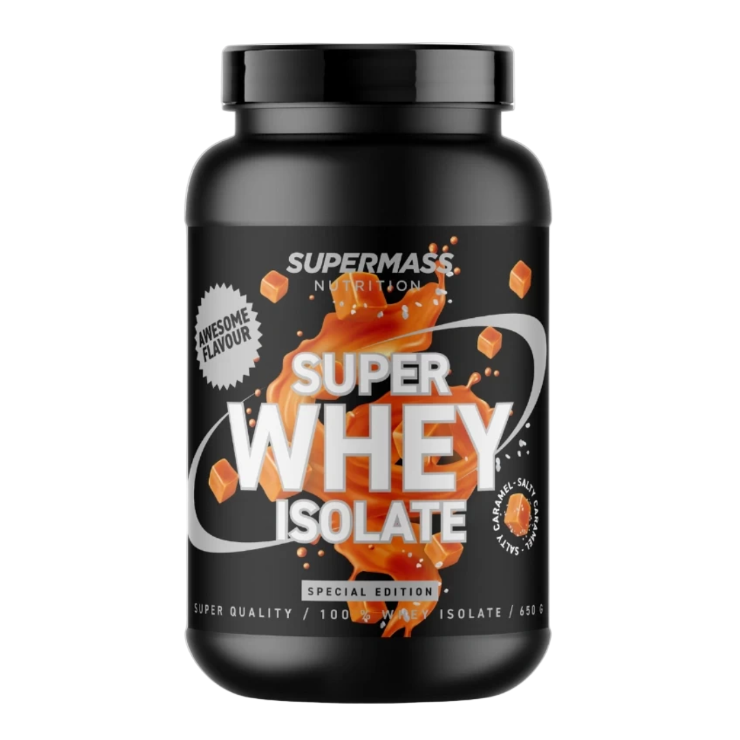超级乳清分离蛋白 咸焦糖味 650 g｜Supermass SUPER WHEY ISOLATE Salty Caramel 650 g