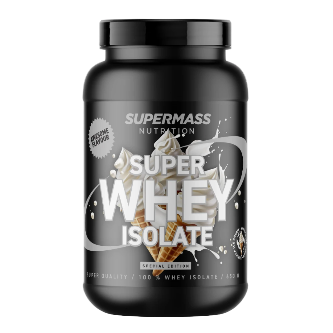 超级乳清分离蛋白 香草冰淇淋味 650 g｜Supermass SUPER WHEY ISOLATE Vanilla Ice Cream 650 g