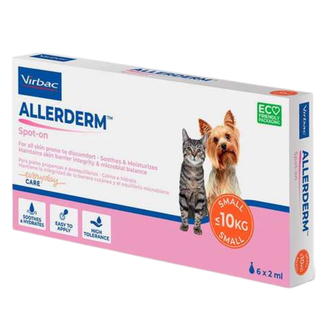 Virbac Allerderm Spot-On paikallisvaleluliuos 6 x 2 ml｜Virbac 爱乐滴 局部外用滴剂 6支装 2 ml