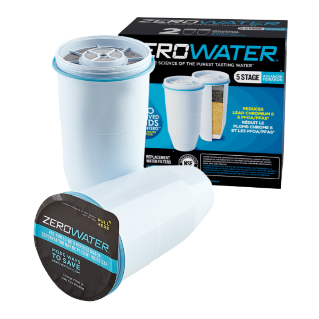ZeroWater 替换滤芯套装 2 kpl｜ZeroWater vaihtosuodatinpaketti 2 kpl