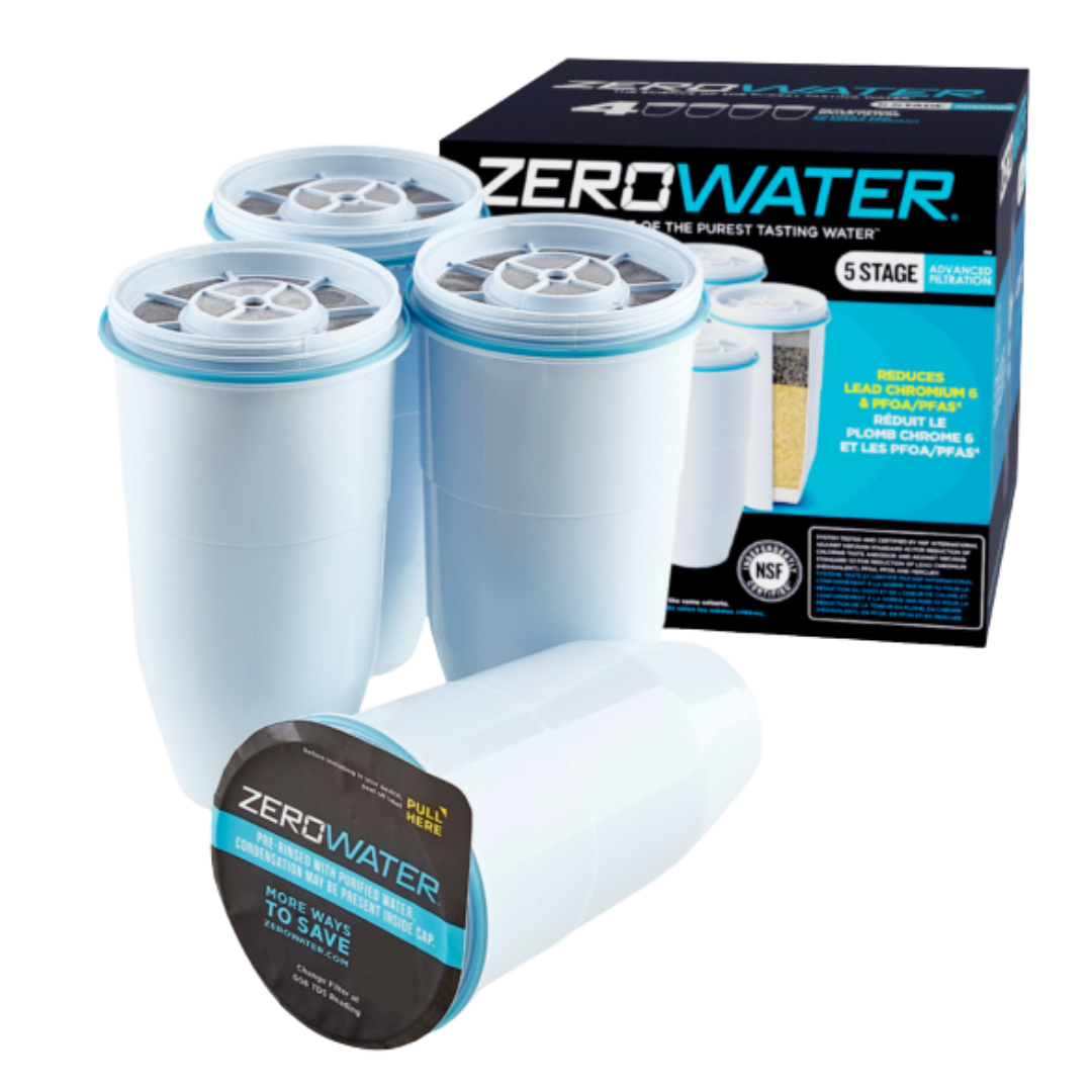 ZeroWater 替换滤芯套装 4 kpl｜ZeroWater vaihtosuodatinpaketti 4 kpl