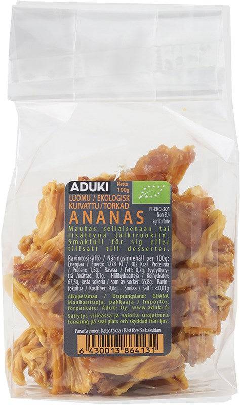Aduki 干菠萝 100 g｜Aduki Kuivattu Ananas 100 g