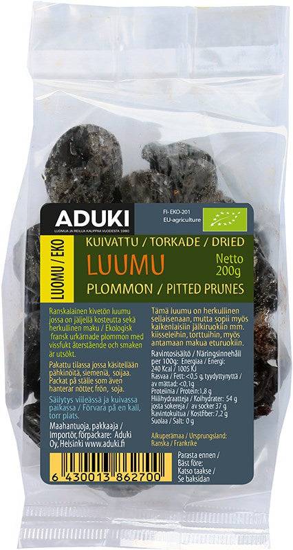 去核干李子 200 g｜Aduki kuivattu kivetön luumu 200 g