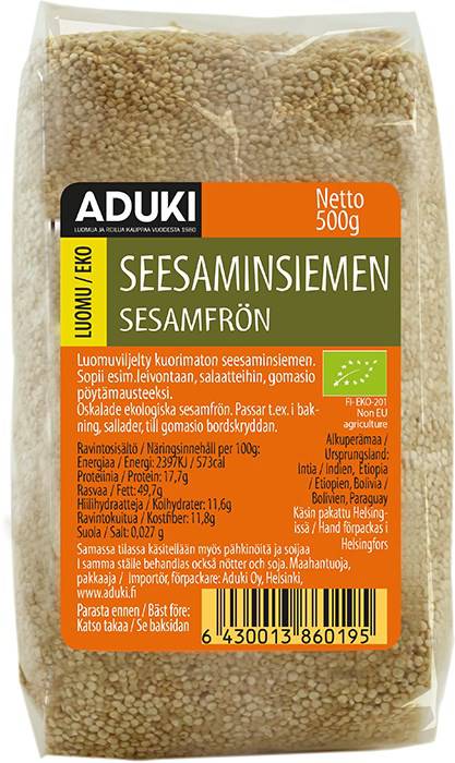 芝麻 500 g｜Aduki Seesaminsiemen 500 g