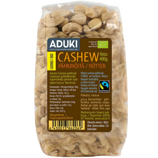 Aduki 腰果 400 g｜Aduki Cashewpähkinä 400 g