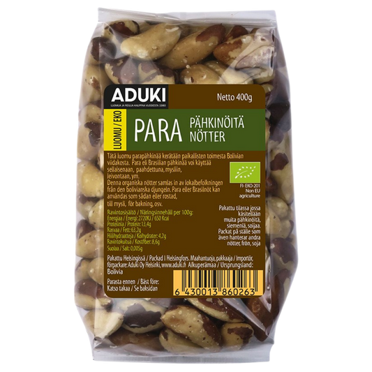 红豆巴西坚果 400 g｜Aduki Parapähkinä 400 g