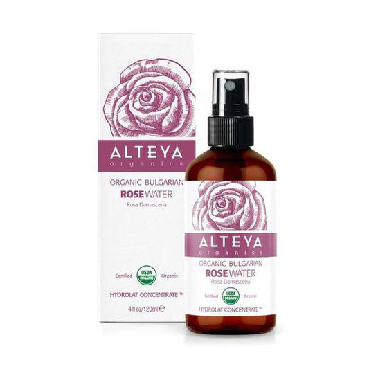 Alteya Organics保加利亚玫瑰水 - 玫瑰水玻璃喷雾瓶 120 ml｜Alteya Organics Bulgarian Rose Water - Ruusuvesi Lasisuihkepullo 120 ml