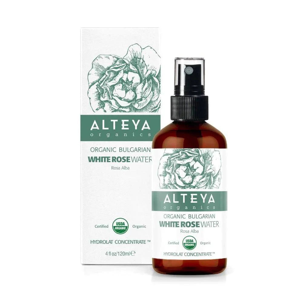Alteya Organics保加利亚白玫瑰水 - 白玫瑰水玻璃喷雾瓶 120 ml