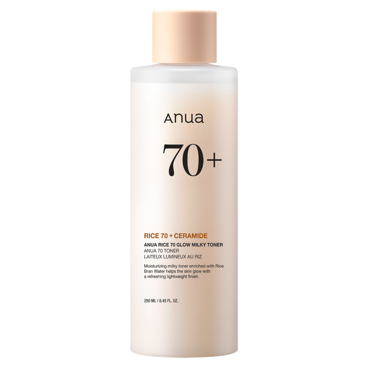 Anua Rice 70 亮肤牛奶爽肤水 250 ml｜Anua Rice 70 Glow Milky Toner - Kasvovesi 250 ml