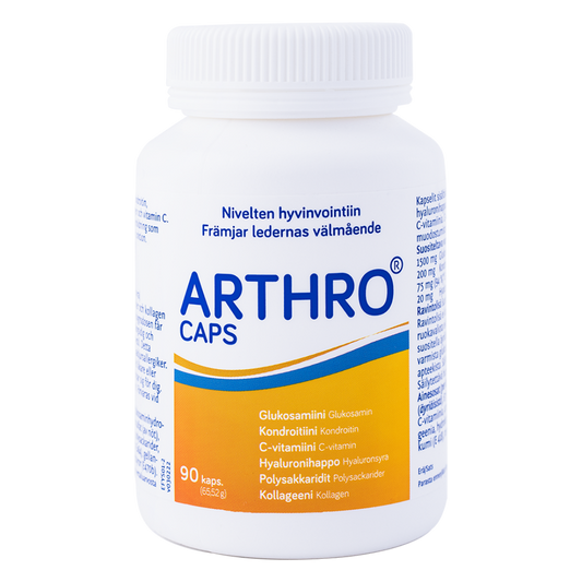 Arthro Caps - 关节软骨健康90粒｜Arthro Caps - Nivelrustojen hyvinvointiin 90 kaps.