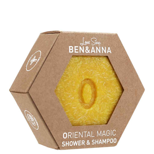 Ben & Anna Oriental Magic 沐浴洗发 - 滋养洗发沐浴露 60 g｜Ben & Anna Oriental Magic Shower & Shampoo - Ravitseva suihkusaippua hiuksille ja vartalolle 60 g