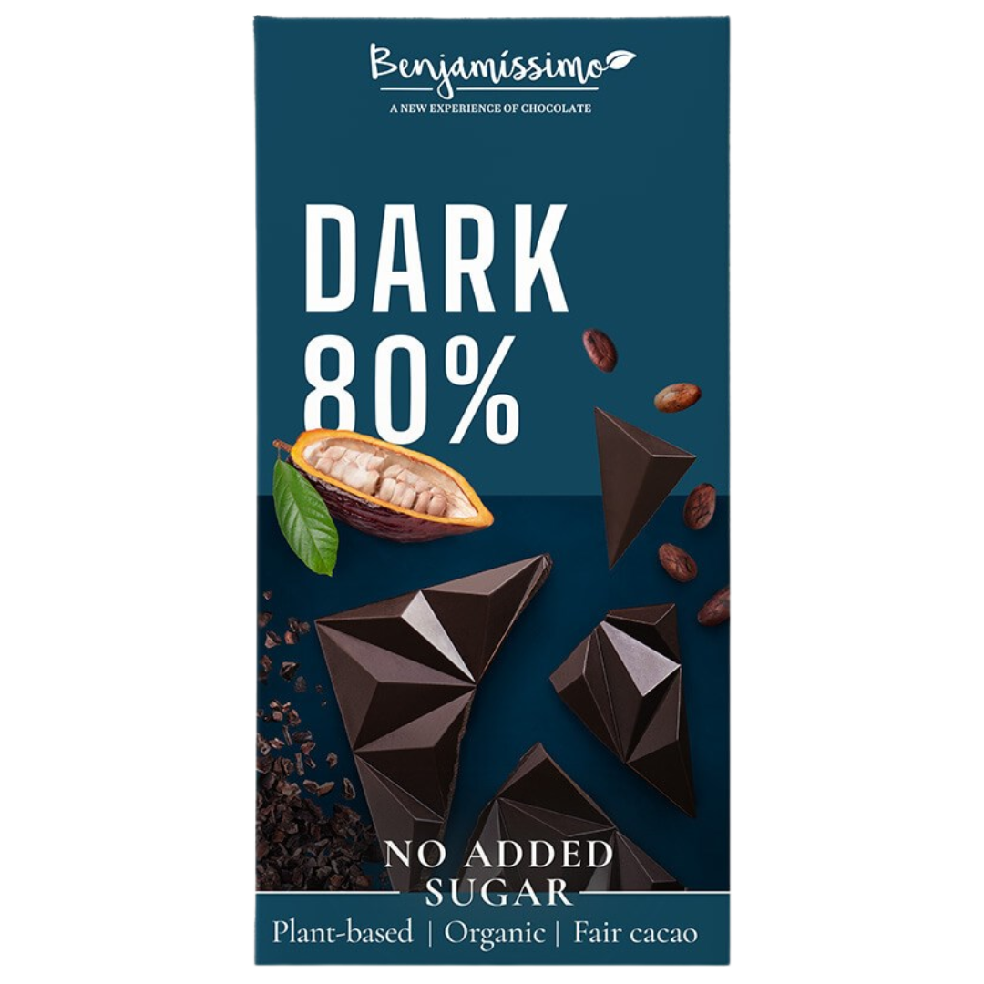 本杰西莫 80% 黑巧克力 60 g