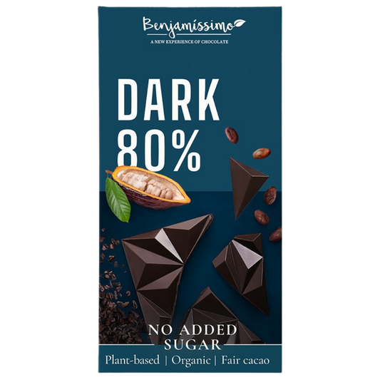 本杰西莫 80% 黑巧克力 60 g