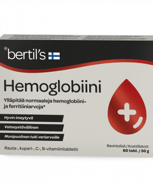 Bertil's 血红蛋白 60片｜Bertil’s Hemoglobiini 60 tabl.