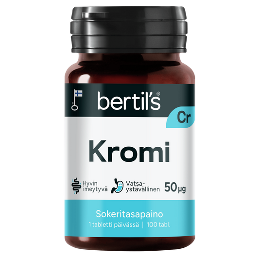 Bertil's铬 50微克 100片